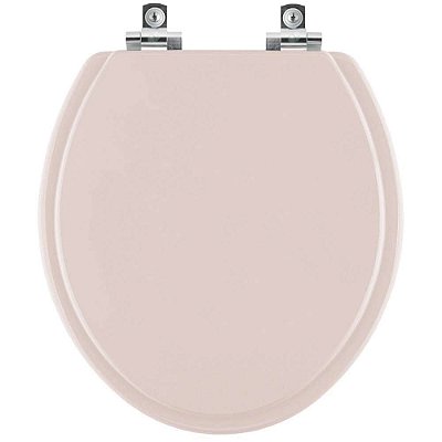 Assento Sanitário Soft Close Convencional Oval Salmao para vaso Icasa