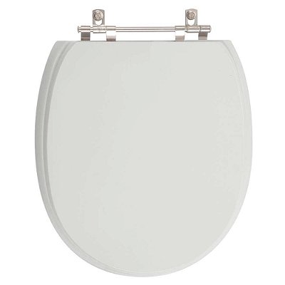 Assento Sanitário Poliester De Ville Cinza Real (Cinza Claro) para vaso Deca