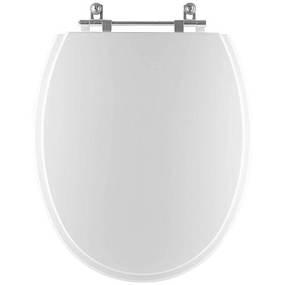 Assento Sanitário Poliéster Spot Branco para vaso Deca P39