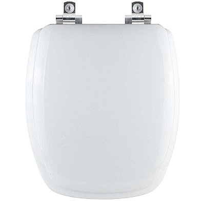 Assento Sanitário Almofadado Soft Close Primula Plus Branco para vaso Fiori