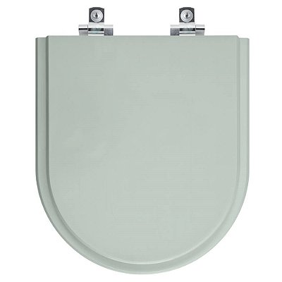 Assento Sanitário Laqueado Soft Close Riviera Agua Marinha para vaso Celite
