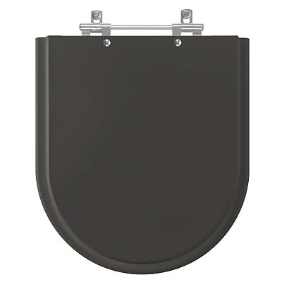 Assento Sanitário Smart Preto Fosco para vaso Celite