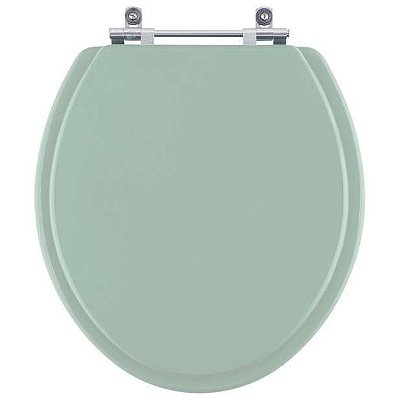 Assento Sanitário Lirio Verde Agua Marinha para vaso Celite