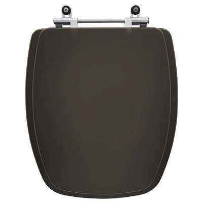 Assento Sanitário Stylus Marrom Café para vaso Celite