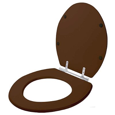 Assento Sanitário Flamingo Ocre Marrom para vaso Incepa