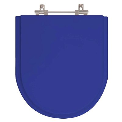 Assento Sanitário Poliester Riviera Azul para vaso Celite
