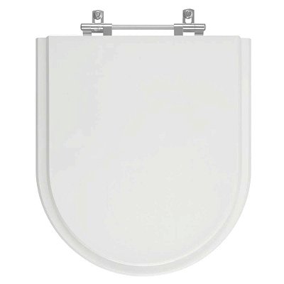 Assento Sanitário Poliester Smart Cinza Prata para vaso Celite