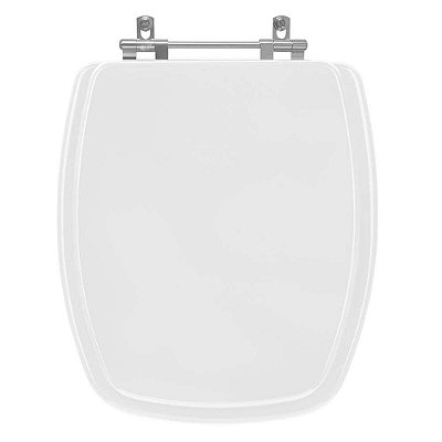 Assento Sanitário Poliéster Stylus Branco para vaso Celite