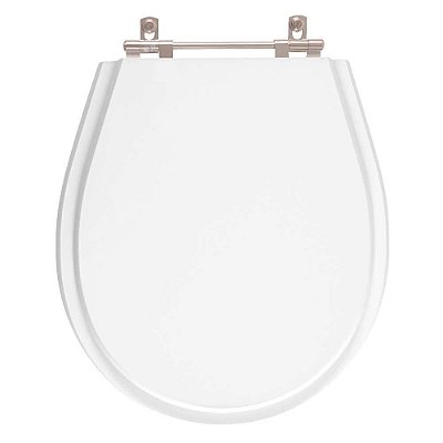 Assento Sanitário Poliéster Aries Branco para vaso Eternit