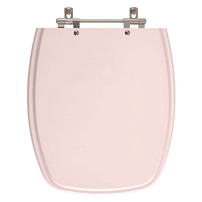 Assento Sanitário Poliester Laguna Rose para vaso Hervy