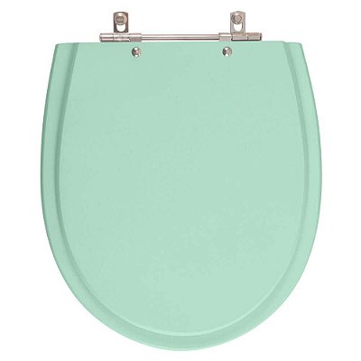Assento Sanitario Poliester Polo Verde Agua (Verde Claro) para vaso Hervy
