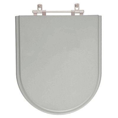 Assento Sanitario Jasmim Cinza Escuro para bacia Fiori 6lpf