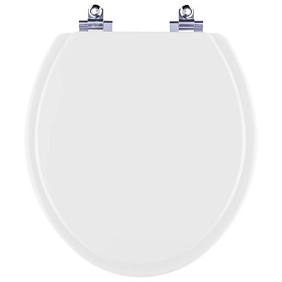 Tampa de Vaso Sanitário com Amortecedor Convencional Oval Branco para Bacia Celite