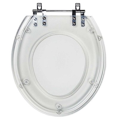 Tampa de Vaso Sanitário Poliéster Avalon Transparente para louça Ideal Standard