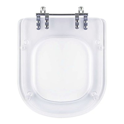Tampa de Vaso Acrilico Transparente Square para bacia Sanitex 6lpf