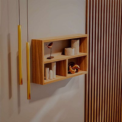 Nicho de Parede Decorativo Freijo Pequim para Sala Quarto Hall