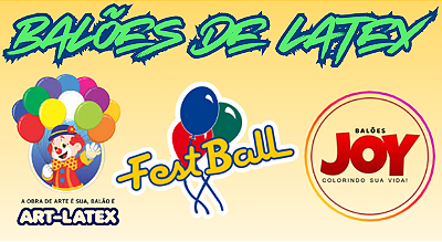 Banner Balões de Latex