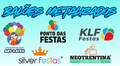 Banner Balões Metalizados