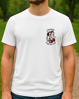Camiseta Unissex São Jorge Bolsinho