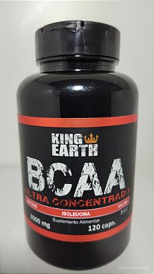 BCAA - King Earth - Ultra Concentrado - 120 Cápsulas / 750mg