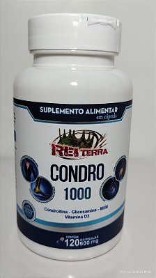 Condro 1000 - 120 Cápsulas / 500mg - Rei Terra