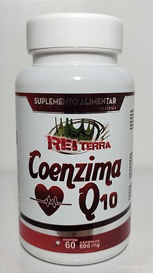 Coenzima Q10 - 60 Cápsulas / 500mg - Rei Terra