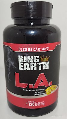 L. A. - Óleo De Cártamo - 120 Cápsulas / 1000mg - King Earth