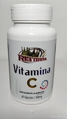Vitamina C - 60 Cápsulas / 500mg - Rei Terra