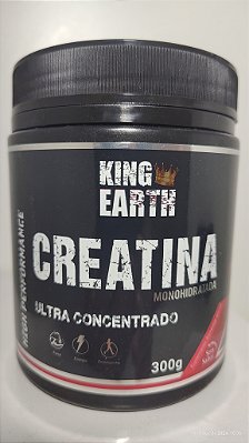 Creatina Monohidratada - King Earth - Ultra Concentrado - 300g