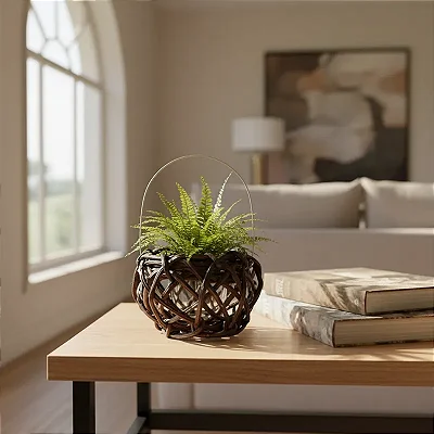 Cesto de Cipó (Cachepô)