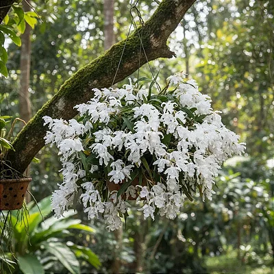 Coelogyne Cristata Alba