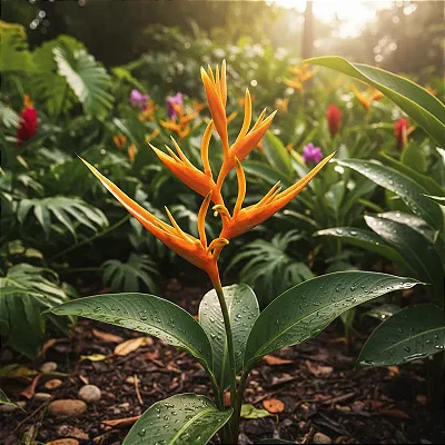 Heliconia Laranja