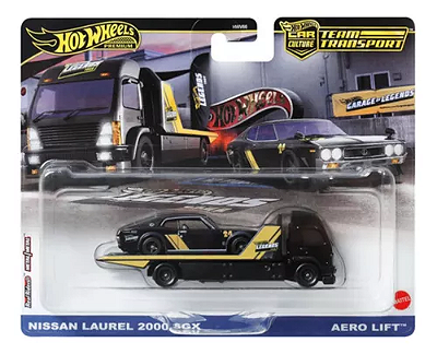 Hot Wheels - Team Transport -  Nissan Laurel 2000 SGX + Aero Lift - Legends