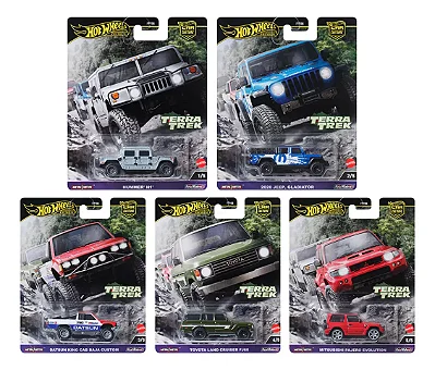 Hot Wheels Premium Car Culture 5 Carros Terra Trek