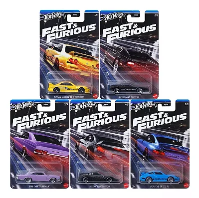 Set Hot Wheels Velozes E Furiosos - 05 Miniaturas