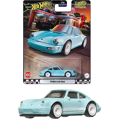 Hot Wheels Boulevard - Porsche 964 - Verde Agua