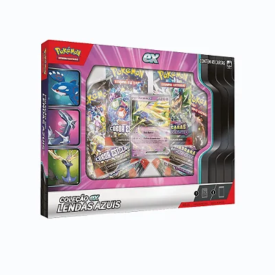 Pokémon - Coleção EX Lendas Azuis - 8 Pacotes + Xerneas EX