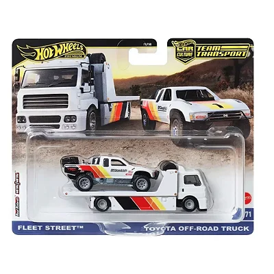 Hot Wheels Team Transport - Fleet Street + Toyota Off Road Truck
