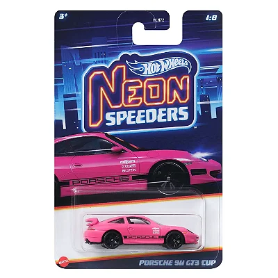 Hot Wheels Neon Speeders - Porsche 911 GT3 Cup