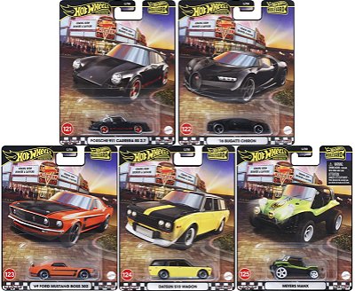Set Hot Wheels Boulevard - 5 Miniaturas