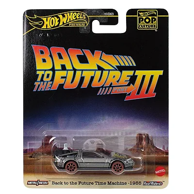Hot Wheels Pop Culture - Maquina do Tempo De Volta Para o Futuro 1955