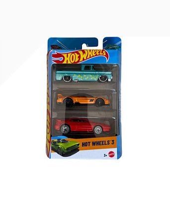 Pack Hot Wheels - 3 Miniaturas - Chevy 62