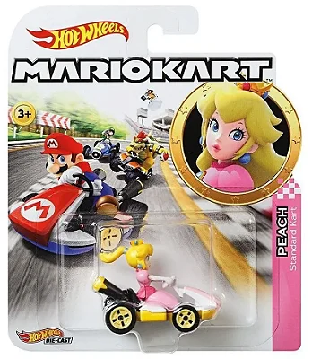 Hot Wheels Mario Kart - Princesa Peach Kart Standart
