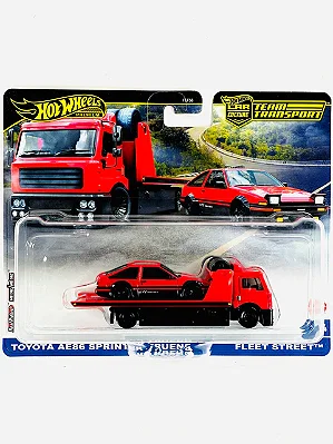 Hot Wheels Team Transport #84 - Toyota AE86 Sprinter Trueno + Fleet Street