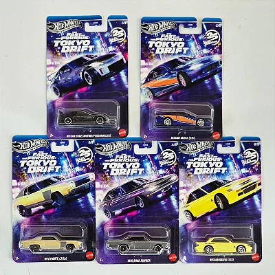 Set Hot Wheels Silver Series - Velozes & Furiosos Tokyo Drift