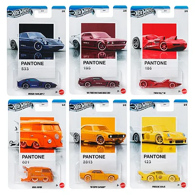 Set Hot Wheels Silver Series - Pantone
