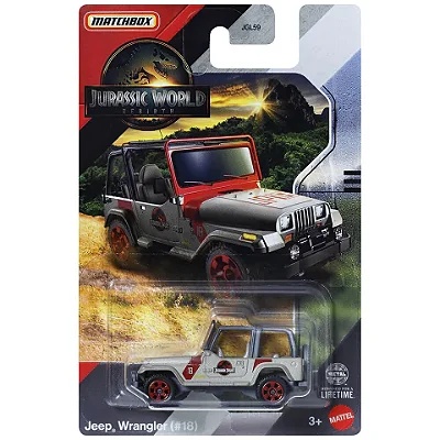 Matchbox - Jeep Wrangler Jurassic Park