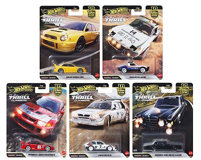 Set Hot Wheels Premium Thrill Climbers - 5 Miniaturas