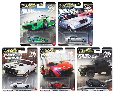 Set Hot Wheels Premium Velozes 25 anos - Eclipse