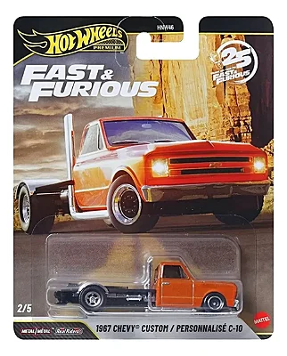 Hot Wheels Velozes e Furiosos -1967 Chevy Custom C-10